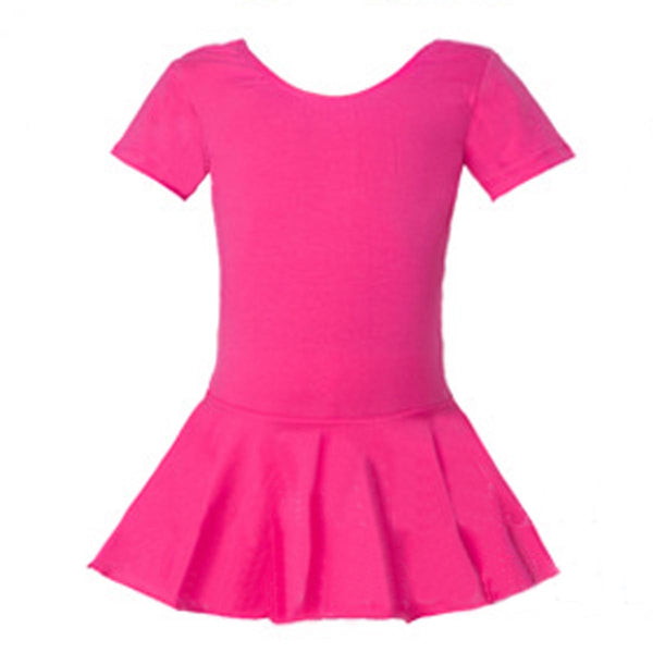 BALLET CAP SLEEVE LEOTARD WITH SKIRT(#123)