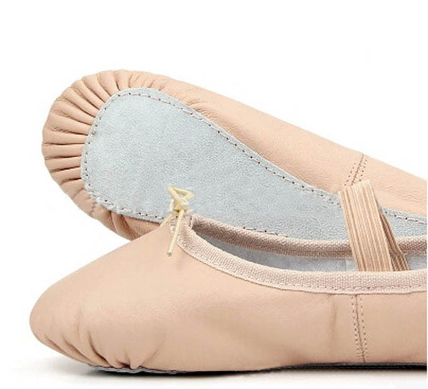 Ballet Shoes - Genuine Leather Full Sole