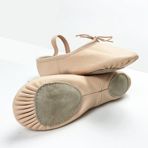 Ballet Shoes - Genuine Leather Split Sole