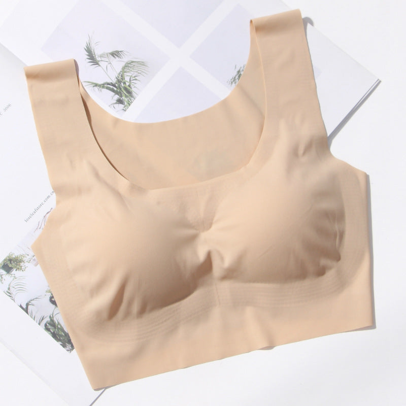 Seamless Bra Tops - Nude / Black (#188)