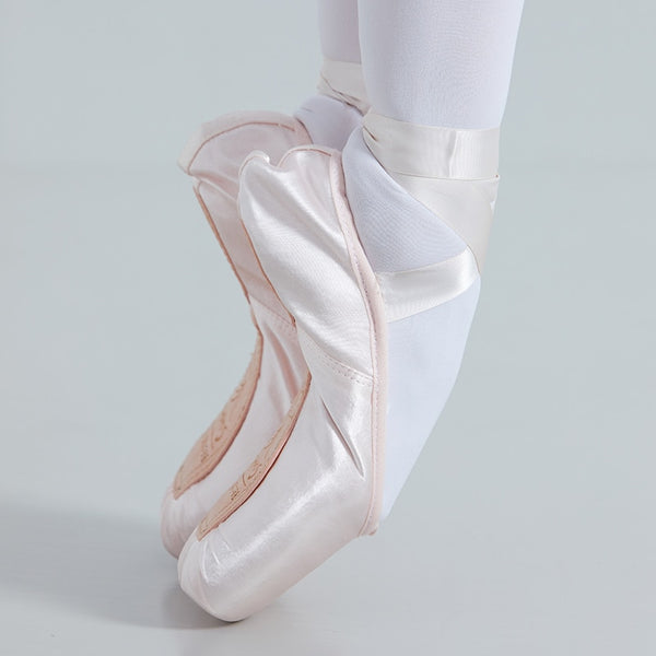 Sansha Ballet Pointe Shoes "Whisper" - With Ribbon Gel Toe Pad 2022SP