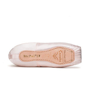 Sansha Ballet Pointe Shoes "Whisper" - With Ribbon Gel Toe Pad 2022SP