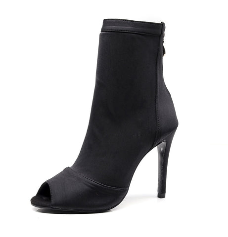 Jazz Salsa Ballroom Latin Dance Shoes For Dancing Women Standard Sexy Tap Dances Flowers 1022 Boots