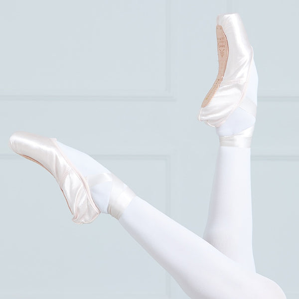 Sansha Ballet Pointe Shoes "Whisper" - With Ribbon Gel Toe Pad 2022SP