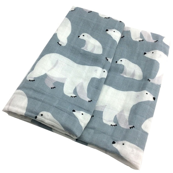 Cotton Swaddle Baby Blankets- Newborn