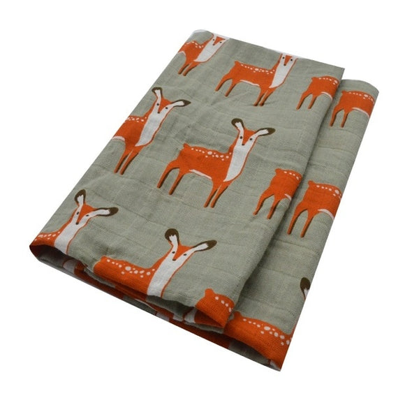 Cotton Swaddle Baby Blankets- Newborn