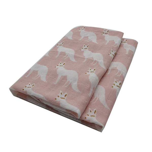 Cotton Swaddle Baby Blankets- Newborn