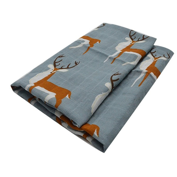 Cotton Swaddle Baby Blankets- Newborn