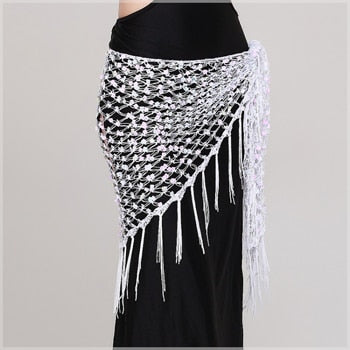 Belly dance costumes sequins  hip scarf