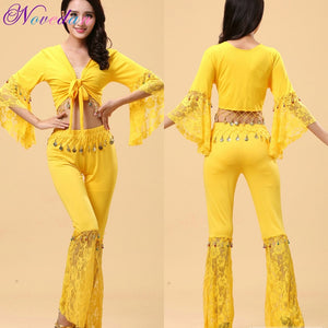2 Pieces Belly Dance Set Top + Pants - #1101
