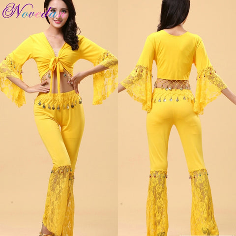 2 Pieces Belly Dance Set Top + Pants - #1101