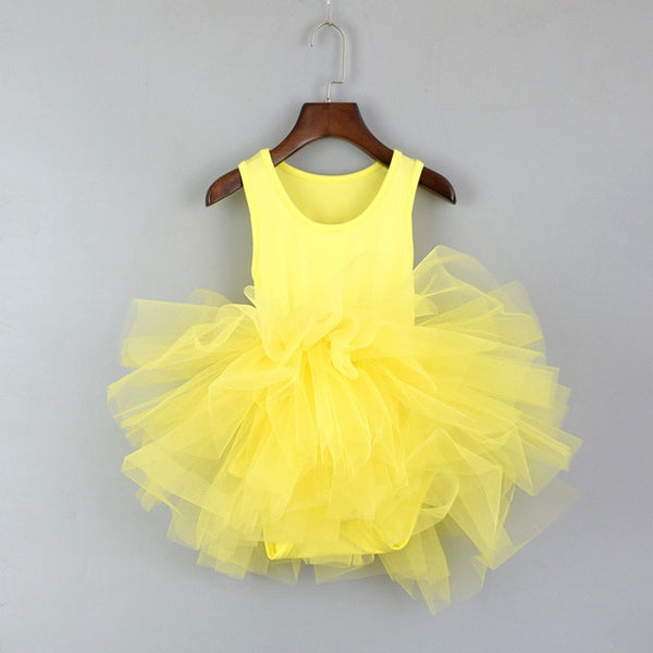 Girls Ballet Tutu Sleeveless For 1-6yr