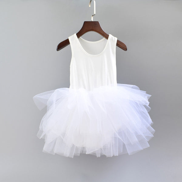 Girls Ballet Tutu Sleeveless For 1-6yr