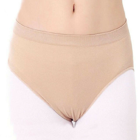 Seamless Low Rise Briefs - Nude (#189)