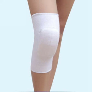 Elastic Knee Pads - White